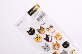 G.C. Press Velvet Stickers - Smiling Cats