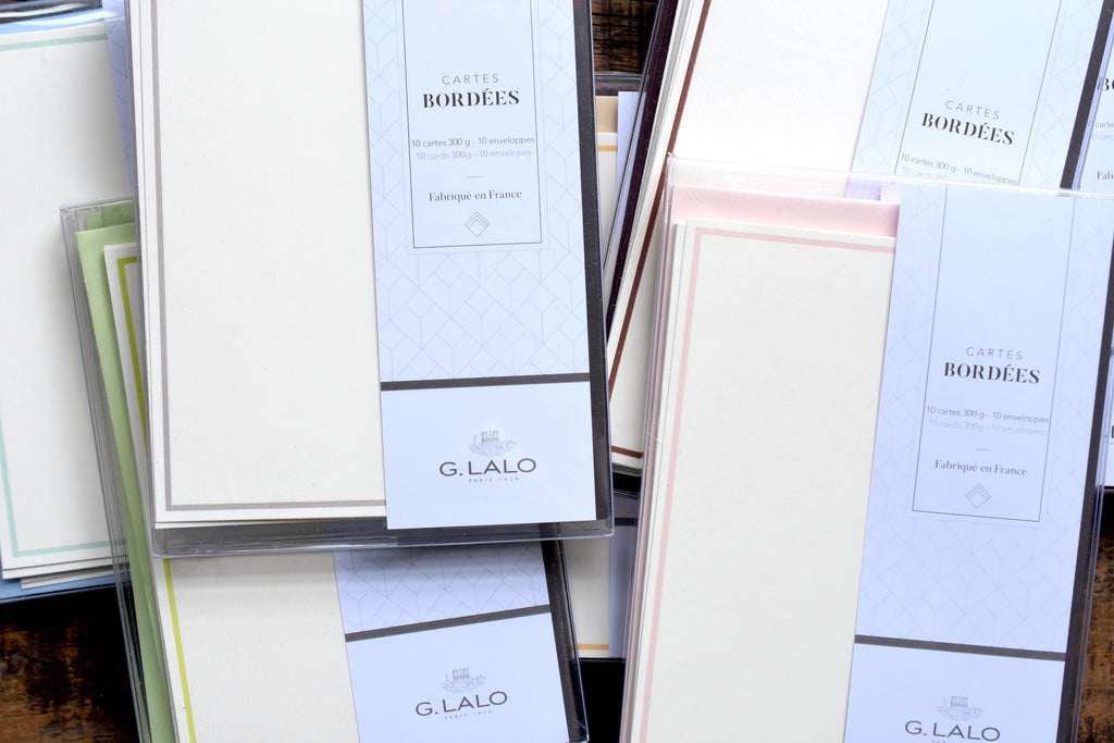 G. Lalo Single Border Correspondence Set – Yoseka Stationery