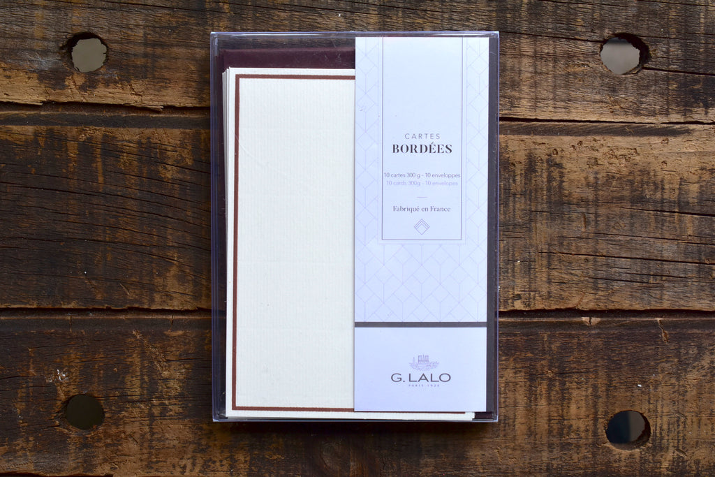 G. Lalo Single Border Correspondence Set – Yoseka Stationery