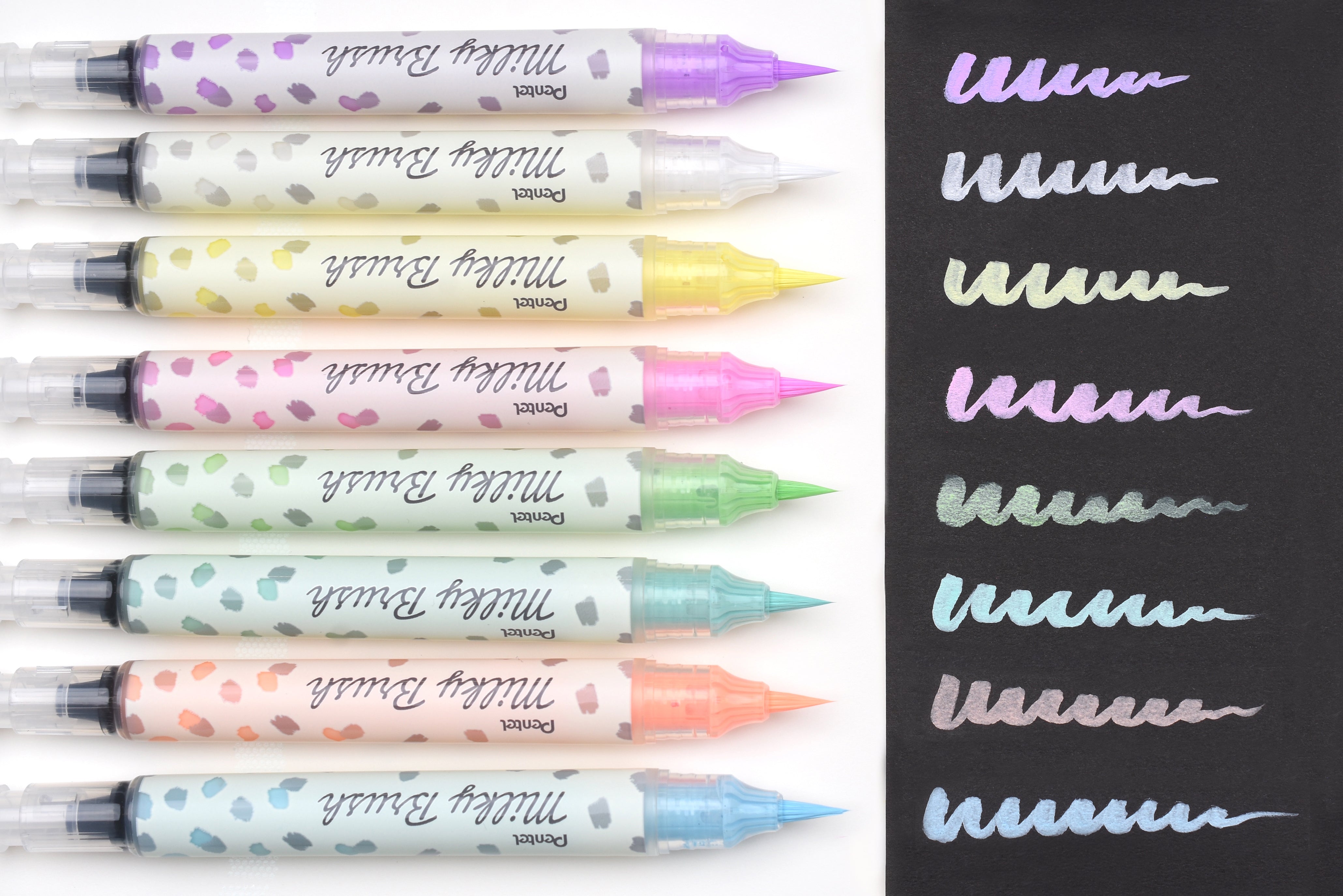 Pentel Milky Brush Marker Set – Yoseka Stationery