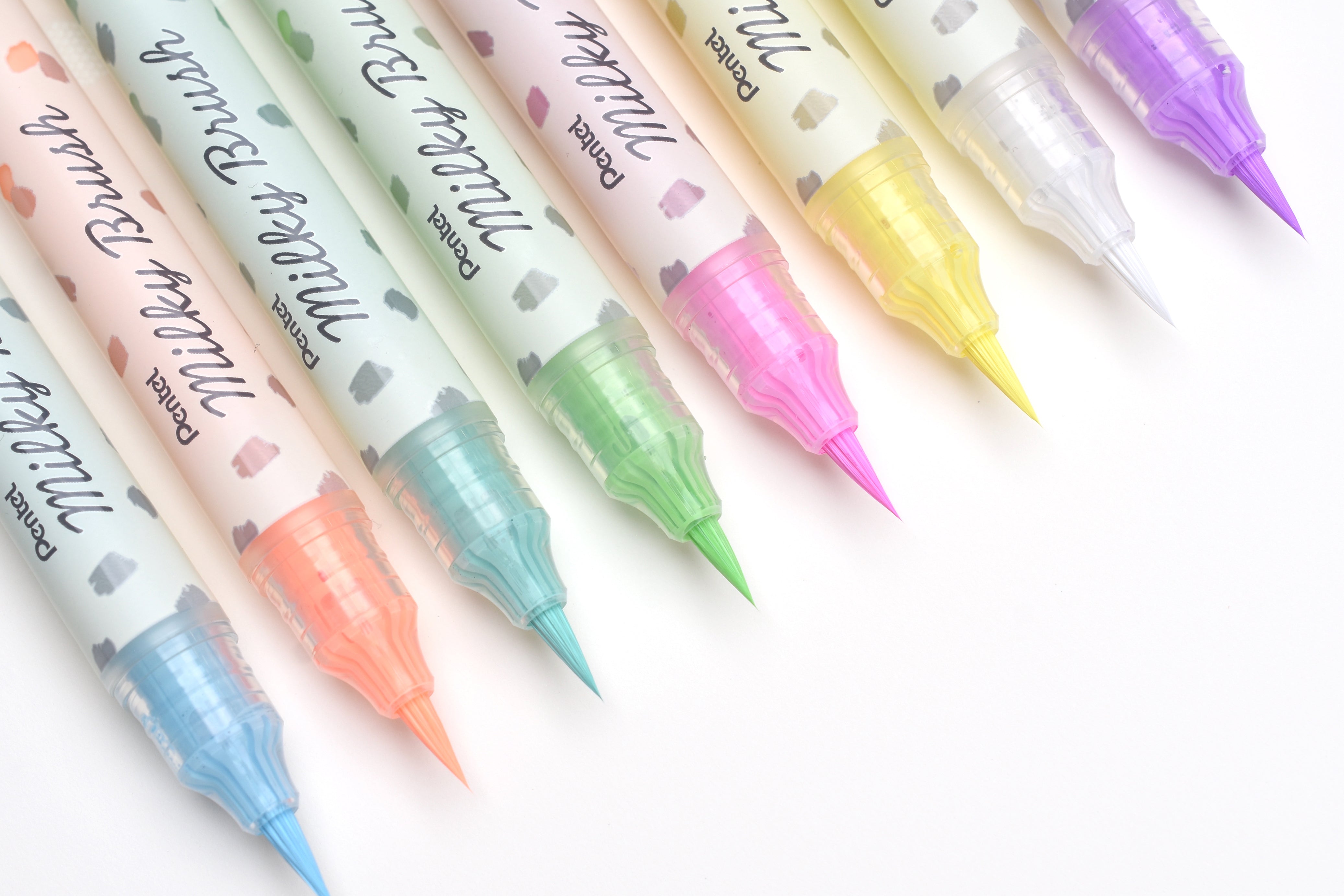 Pentel Milky Brush & Frixion Light セット Pentel Milky Brush Marker Set – Yoseka Stationery