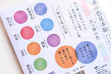 Kamio Color Tracing Flake Stickers