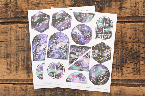 OURS x Hank Colorful Night Stamp Stickers