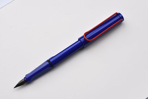 LAMY Safari Fountain Pen - Blue/Red - Special Edition