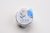 SODA Transparent Masking Tape - 30mm - Wildflower