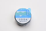SODA Transparent Masking Tape - 15mm - Swan