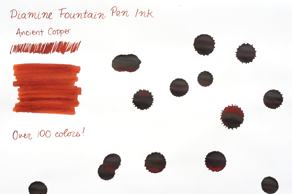 Diamine Fountain Pen Ink - Ancient Copper - 30mL – Yoseka Stationery