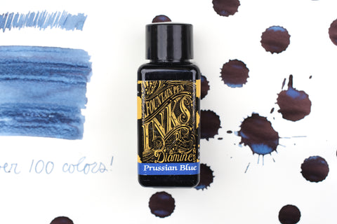 Diamine Fountain Pen Ink - Prussian Blue - 30mL