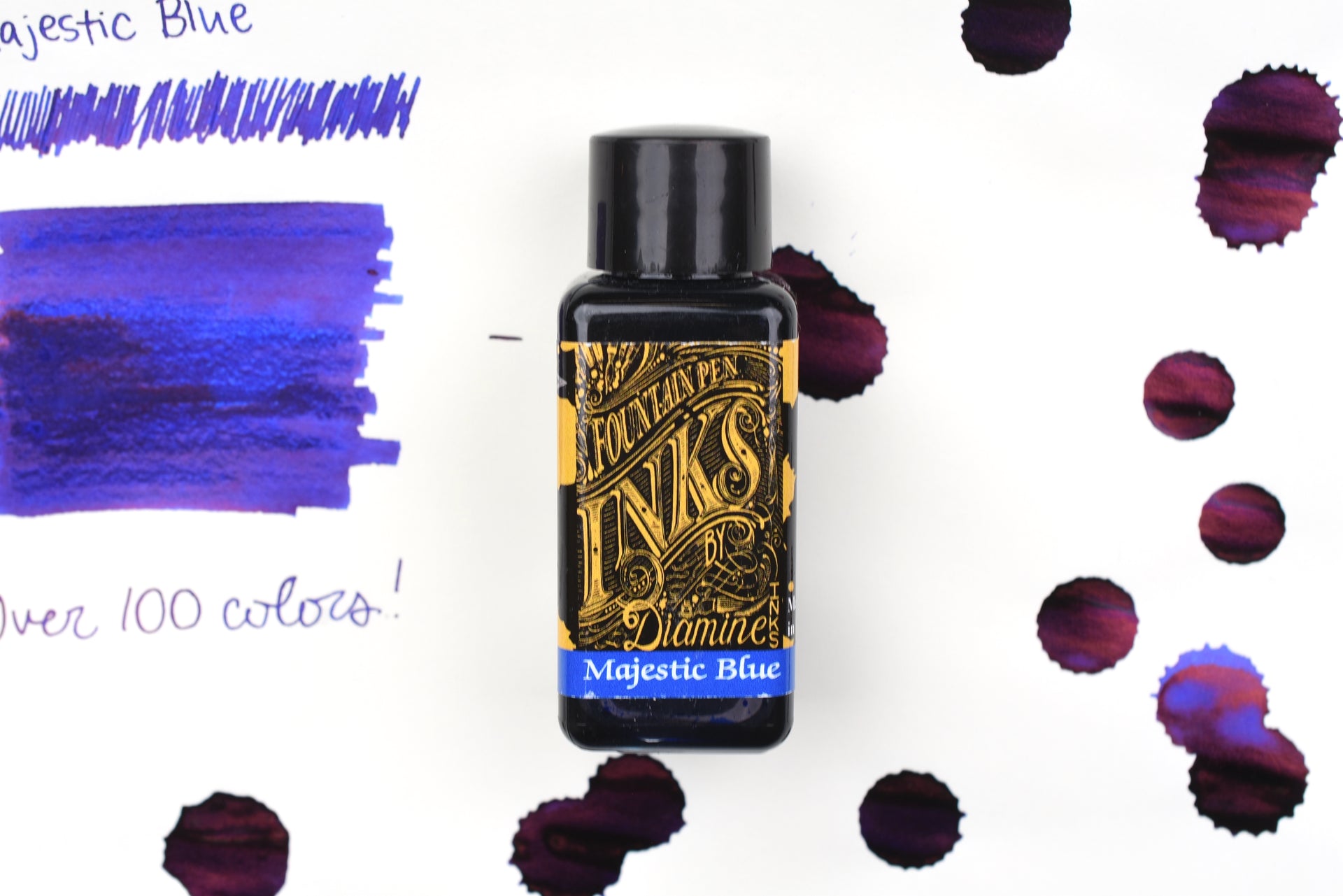 Diamine Fountain Pen Ink Majestic Blue 30mL