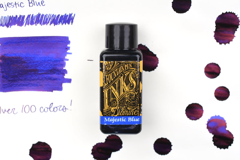 Diamine Fountain Pen Ink - Majestic Blue - 30mL