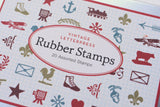 Vintage Letterpress Rubber Stamp Set