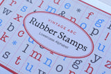Lowercase Alphabet Rubber Stamp Set