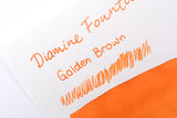 Diamine Fountain Pen Ink - Golden Brown - 30mL