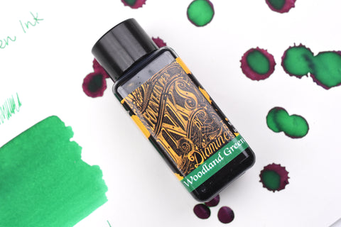 Diamine Fountain Pen Ink - Woodland Green - 30mL