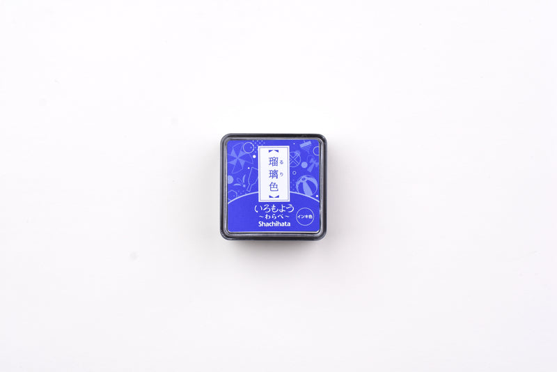 SHACHIHATA Iromoyo Ink Pad, Cobalt Blue