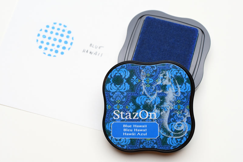  Tsukineko StazOn Midi Ink Pad, Emerald City 5.8 x 5.8 x 2.1 cm  : Arts, Crafts & Sewing