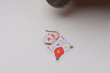 Furukawa Good Luck Scratch Sticker - Daruma Rabbit