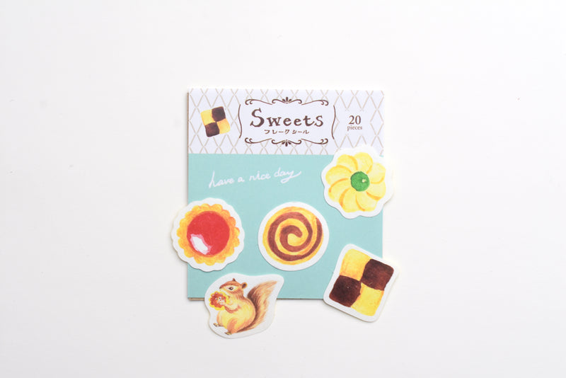 Furukawa Paper Sweets Flake Sticker - Cookie