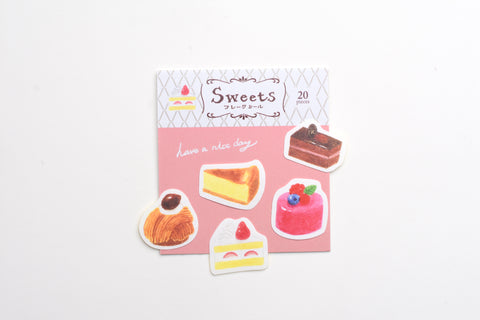 Furukawa Paper Sweets Flake Sticker - Cake