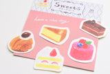 Furukawa Paper Sweets Flake Sticker - Cake