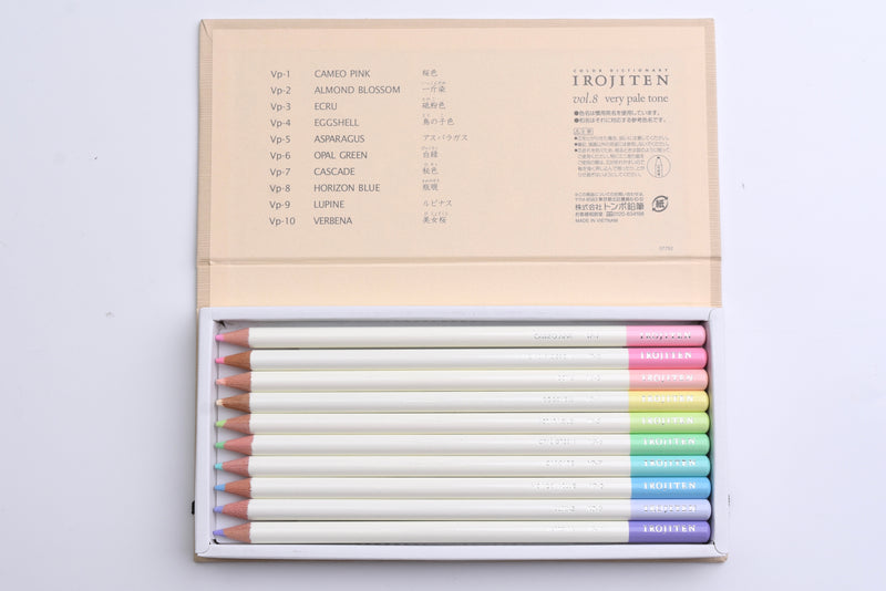 Tombow Irojiten Colored Pencil Dictionary Set - Seascape – Yoseka