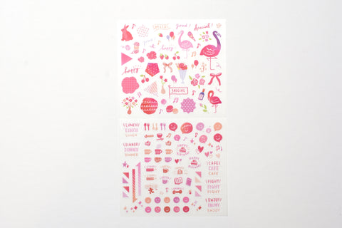 Midori Planner Sticker - Color Theme - Pink