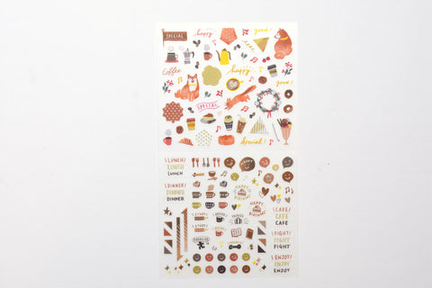 Midori Planner Sticker - Color Theme - Brown