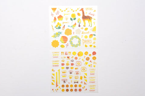 Midori Planner Sticker - Color Theme - Yellow