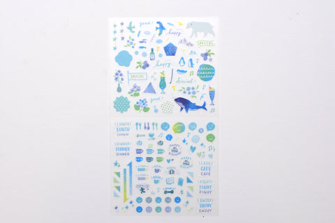 Midori Planner Sticker - Color Theme - Blue