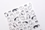 Planner Sticker - Chatty Animals - Cats