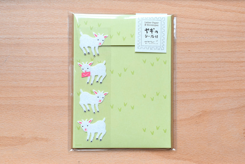 Mini Letter Set with Goat Stickers