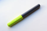Pilot Kakuno Fountain Pen - Gray Barrel/Lime Cap - Medium Nib