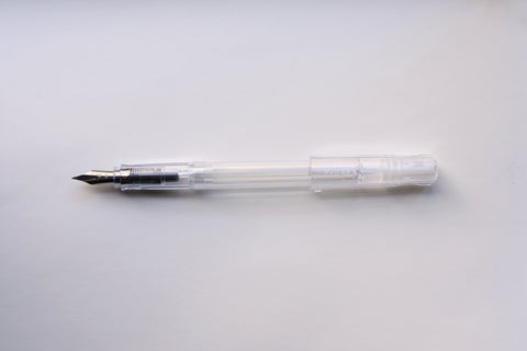 Pilot Kakuno Fountain Pen - Clear - Medium Nib
