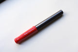 Pilot Kakuno Fountain Pen - Gray Barrel/Red Cap - Medium Nib