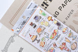 Illustrated Picture Book Stickers - Retro Cafe