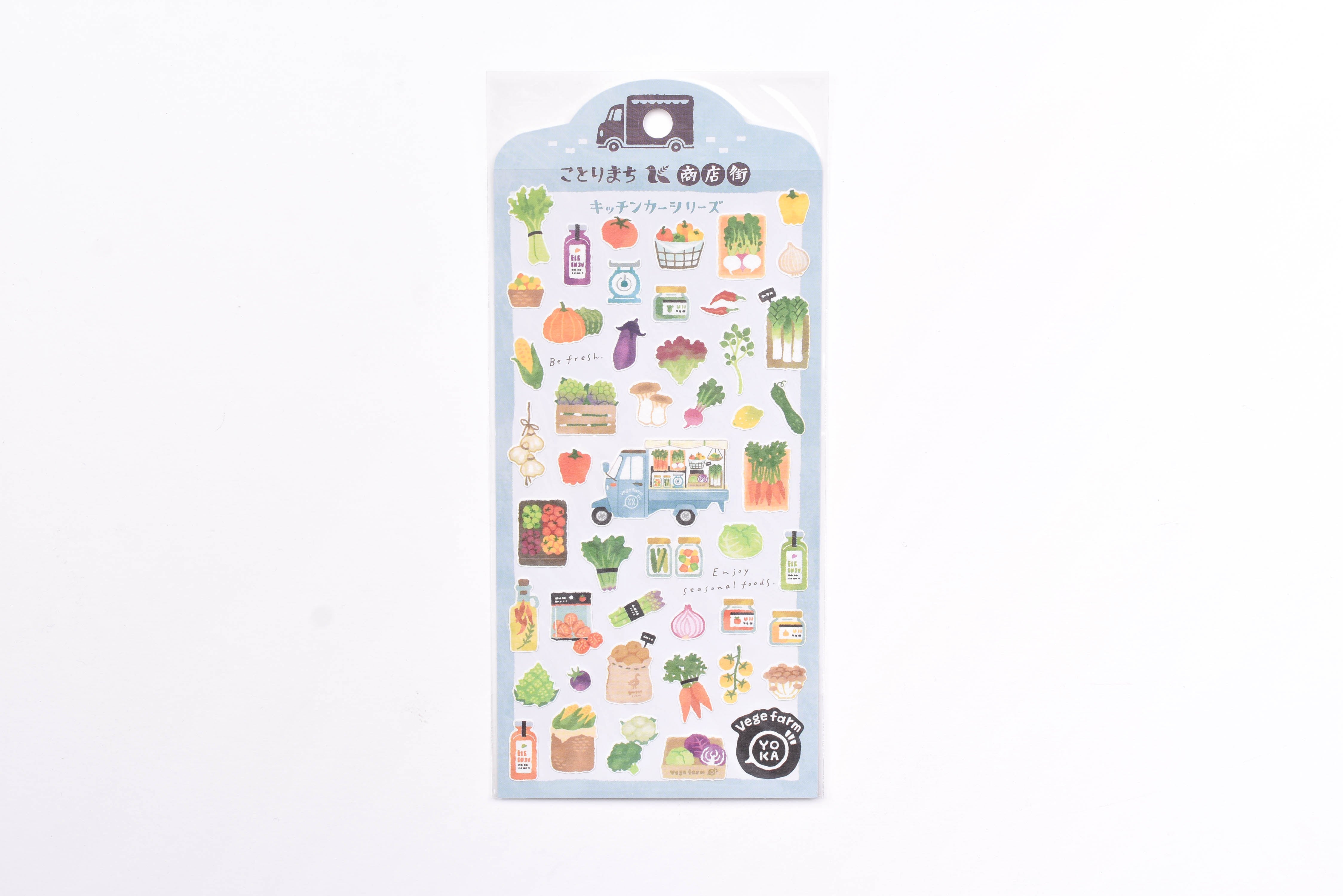 Food Truck Sticker - Farmer's Market – Yoseka Stationery