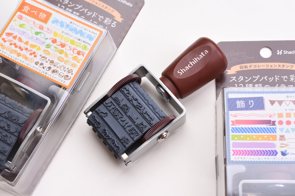 Shachihata Rotating Decoration Stamp – Yoseka Stationery