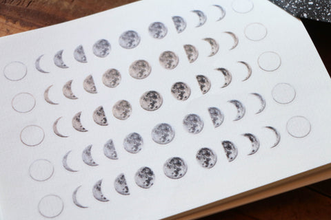 LCN Print-On Stickers - Moon Phase