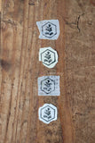 LCN Fern Specimen Metal Stamp - Southern Maidenhair Fern (Hexagon)