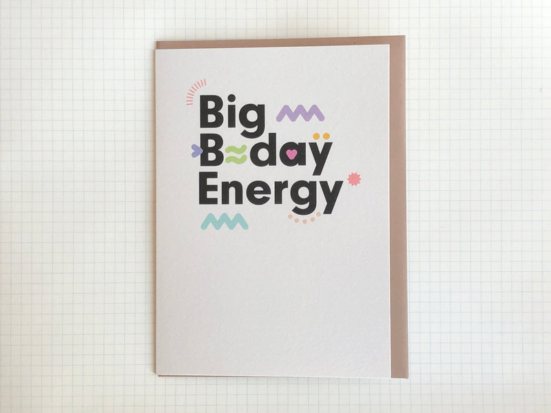 Big Bday Energy Card