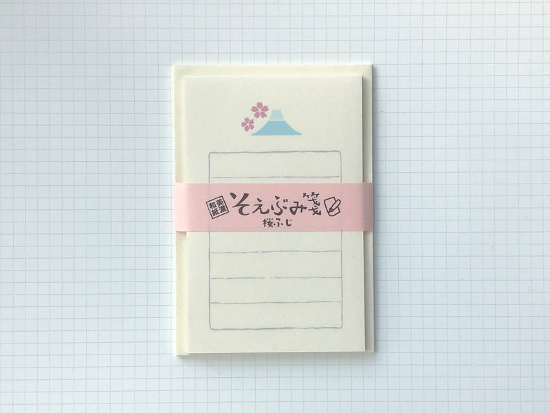 Furukawa Paper Soebumi-Sen Mini Letter Set Letter Cat