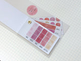 Kamio Color Swatch Washi Sticker Booklet