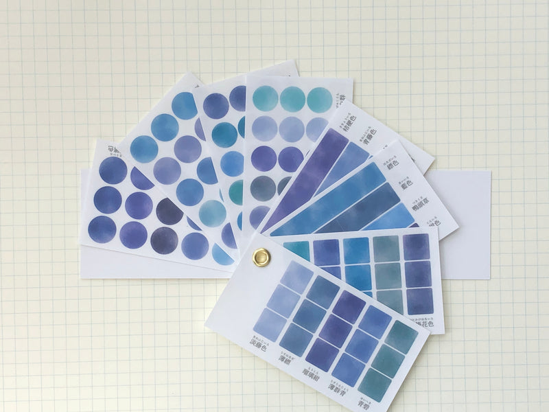 Kamio Color Swatch Washi Sticker Booklet – Yoseka Stationery