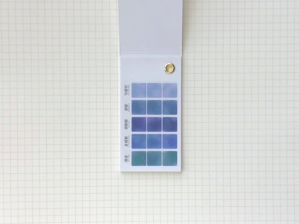 Kamio Color Swatch Washi Sticker Booklet – Yoseka Stationery