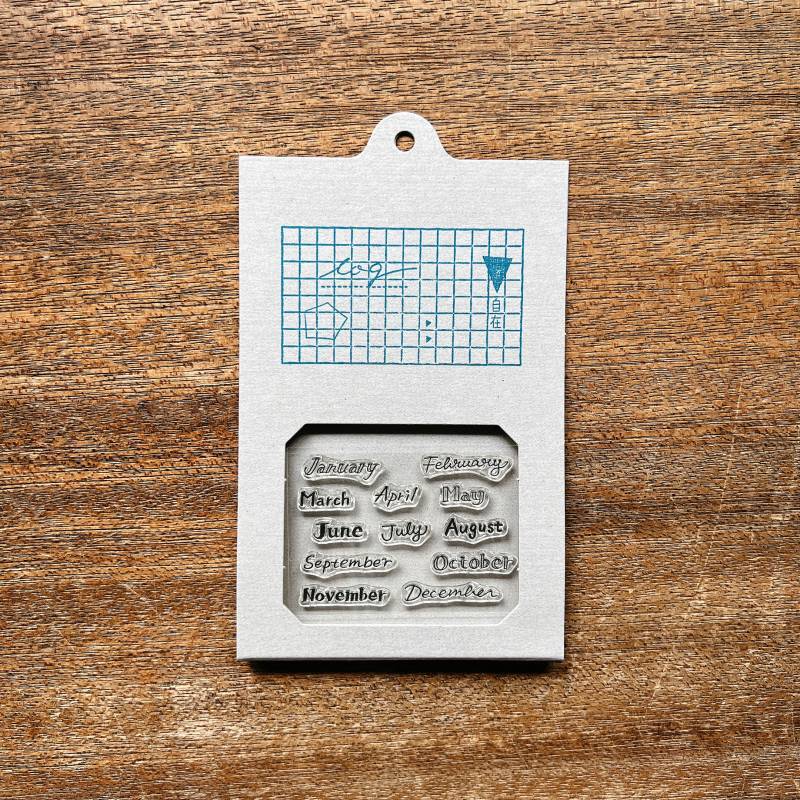 Mizushima Jizai Clear Stamps LOG Stamps Only Yoseka Stationery