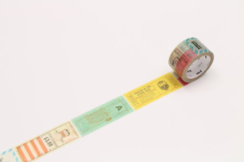 mt Washi Tape - Tickets Dot Punch