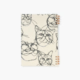 Kakimori Spiral Notebook - Kokka - Cat