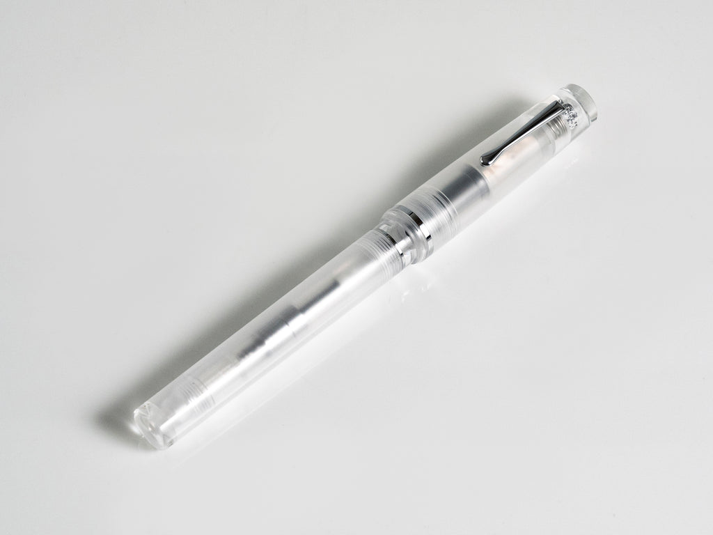 Fine Writing International Fenestro Fountain Pen Demonstrator Silver