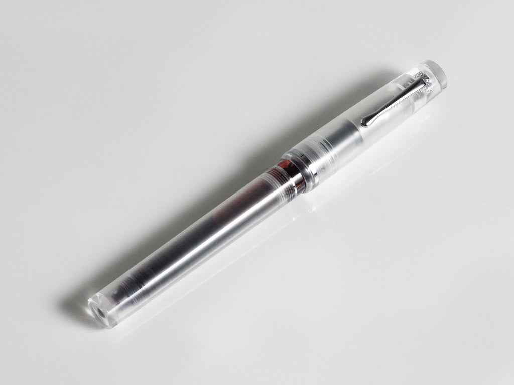 Fine Writing International Fenestro Fountain Pen Demonstrator Silver