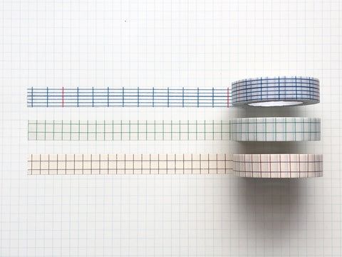 Classiky - Grid Masking Tape - 12mm - Set of 3